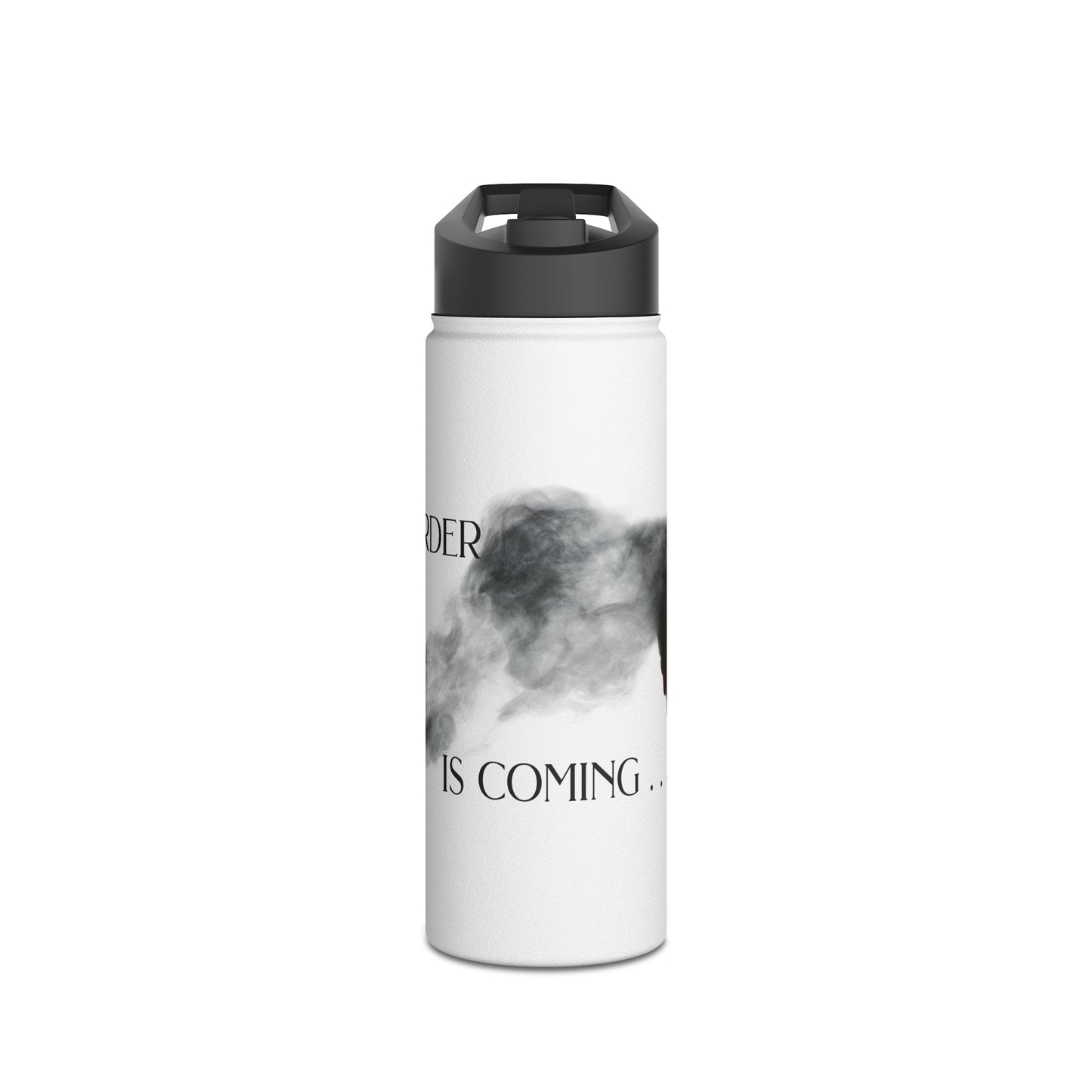 The Murder Is Coming - Stainless Steel Water Bottle, Standard Lid