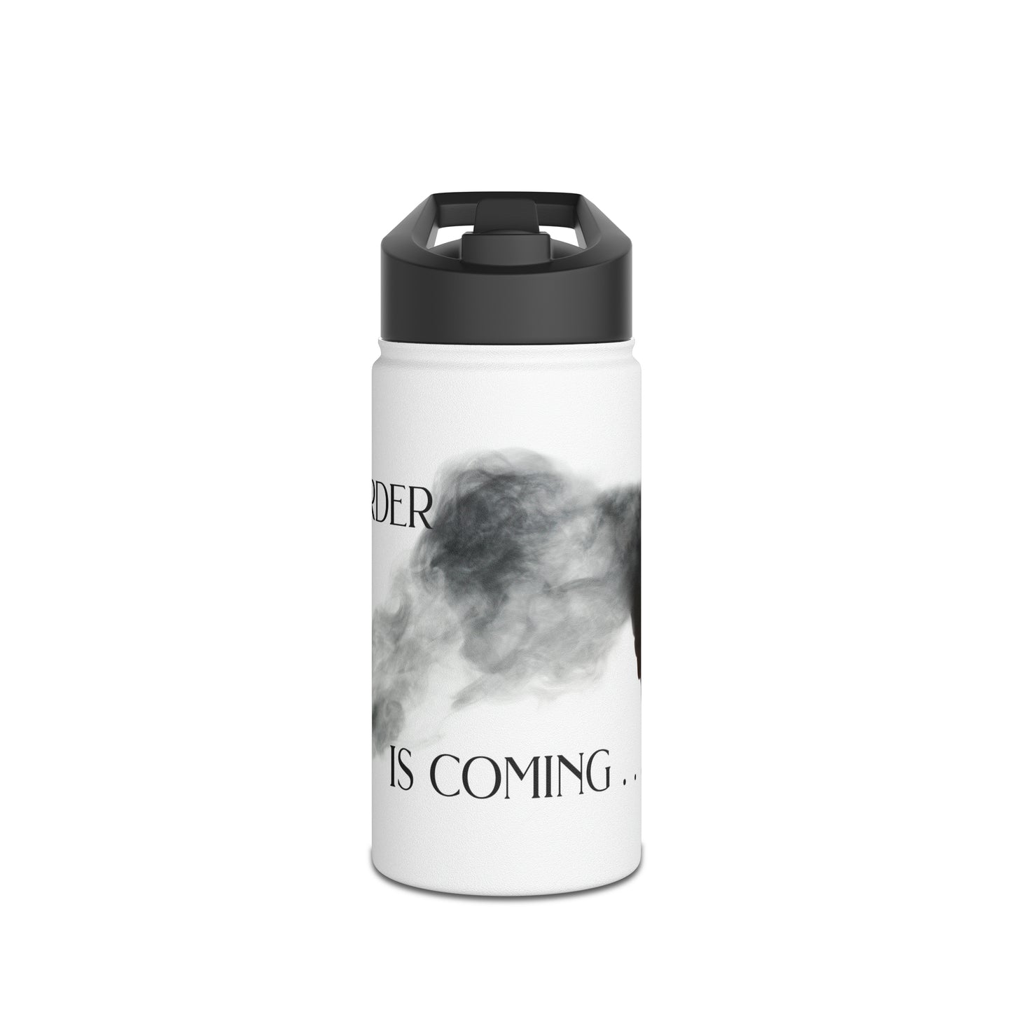 The Murder Is Coming - Stainless Steel Water Bottle, Standard Lid