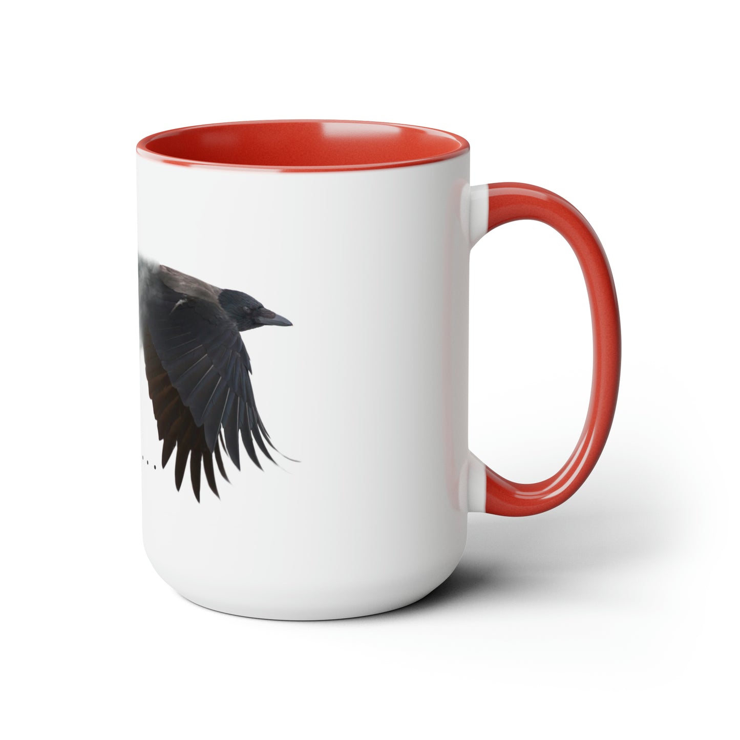 The Murder is Coming - Two-Tone Coffee Mugs, 15oz