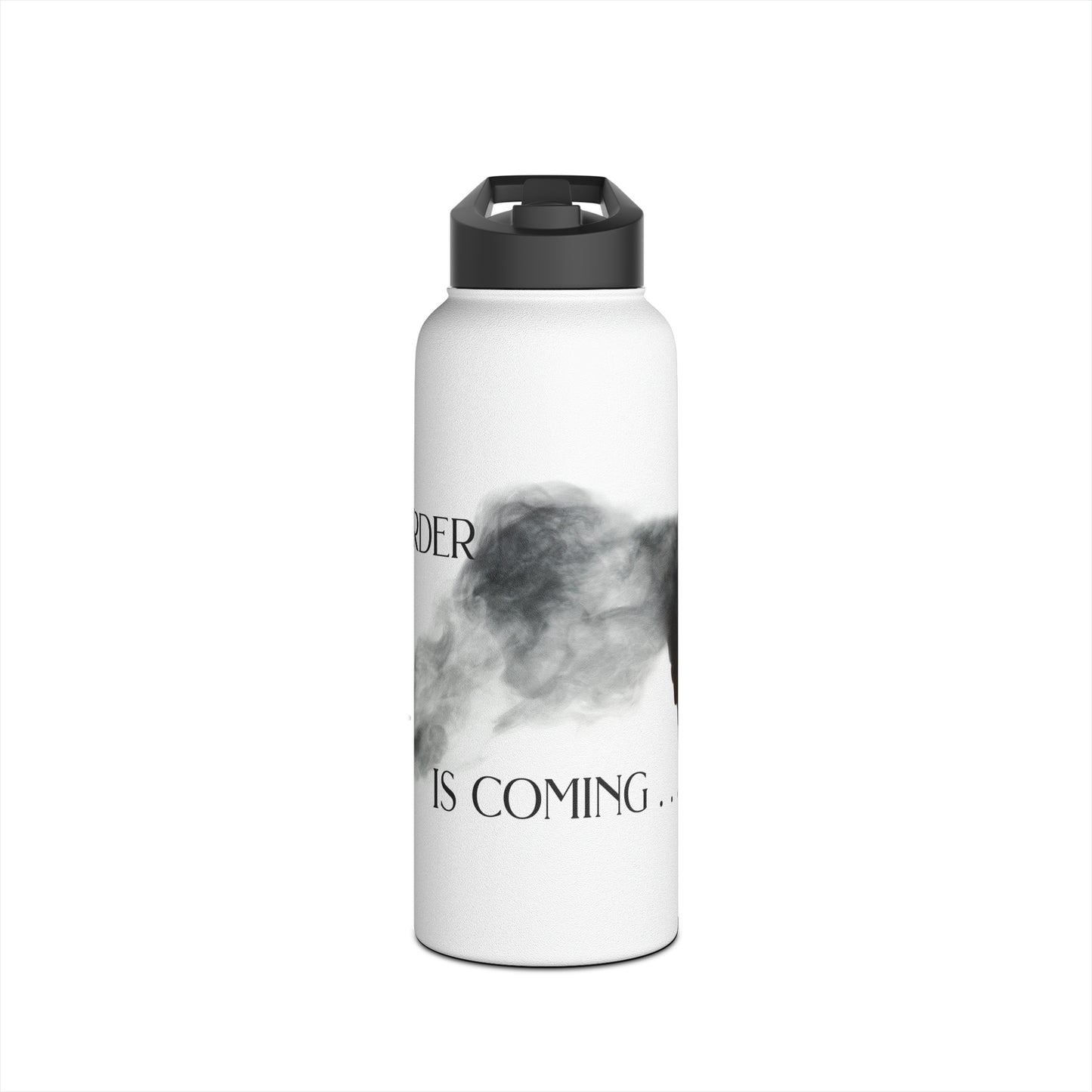 The Murder Is Coming - Stainless Steel Water Bottle, Standard Lid