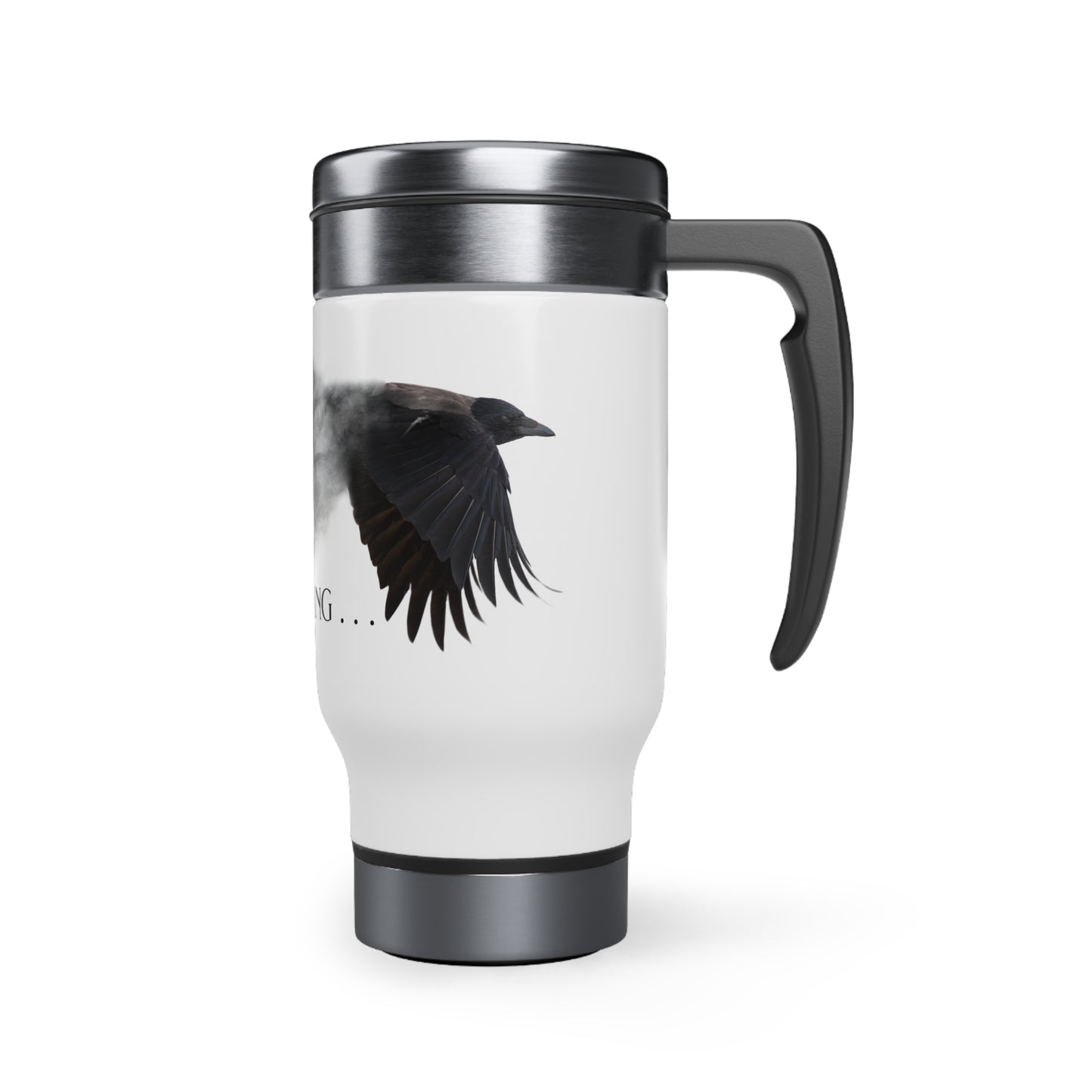 The Murder Is Coming - Stainless Steel Travel Mug with Handle, 14oz